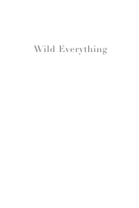 Imagen de portada: Wild Everything 9781532682346
