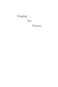 Cover image: Singing the Gamut 9781532682490