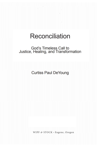 Cover image: Reconciliation 9781532683367