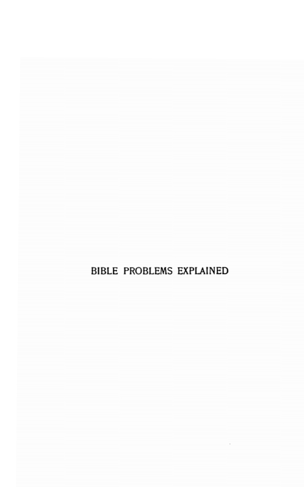 ISBN 9781532684623 product image for Bible Problems Explained (eBook) | upcitemdb.com