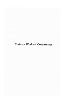 صورة الغلاف: Christian Workers’ Commentary on the Old and New Testaments 9781532684654