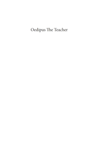 Imagen de portada: Oedipus The Teacher 9781532686597