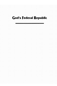 Cover image: God’s Federal Republic 9781532687150