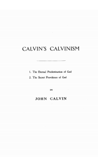 Imagen de portada: Calvin’s Calvinism 9781532688300