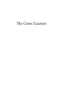 Titelbild: The Cross Examen 9781532688362