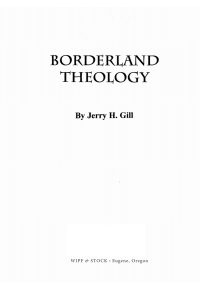 Cover image: Borderland Theology 9781532690235