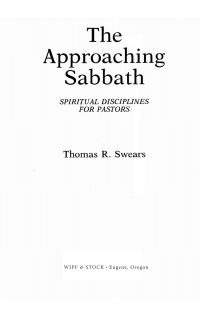 Cover image: The Approaching Sabbath 9781532692086