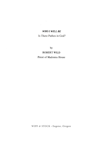 صورة الغلاف: Who I Will Be 9781532692444