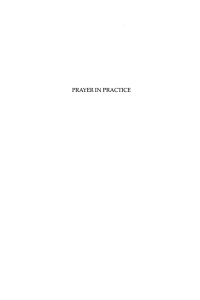 Cover image: Prayer in Practice 9781532694776