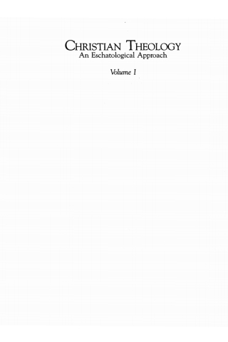 Imagen de portada: Christian Theology, Volume One 9781532696985