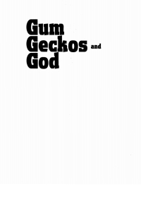 Cover image: Gum, Geckos, and God 9781532697371