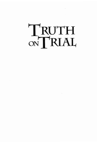 Imagen de portada: Truth on Trial 9781532697401