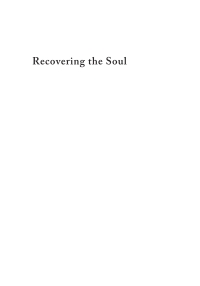 Cover image: Recovering the Soul 9781532698125