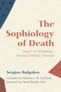 Cover image: The Sophiology of Death 9781532699658