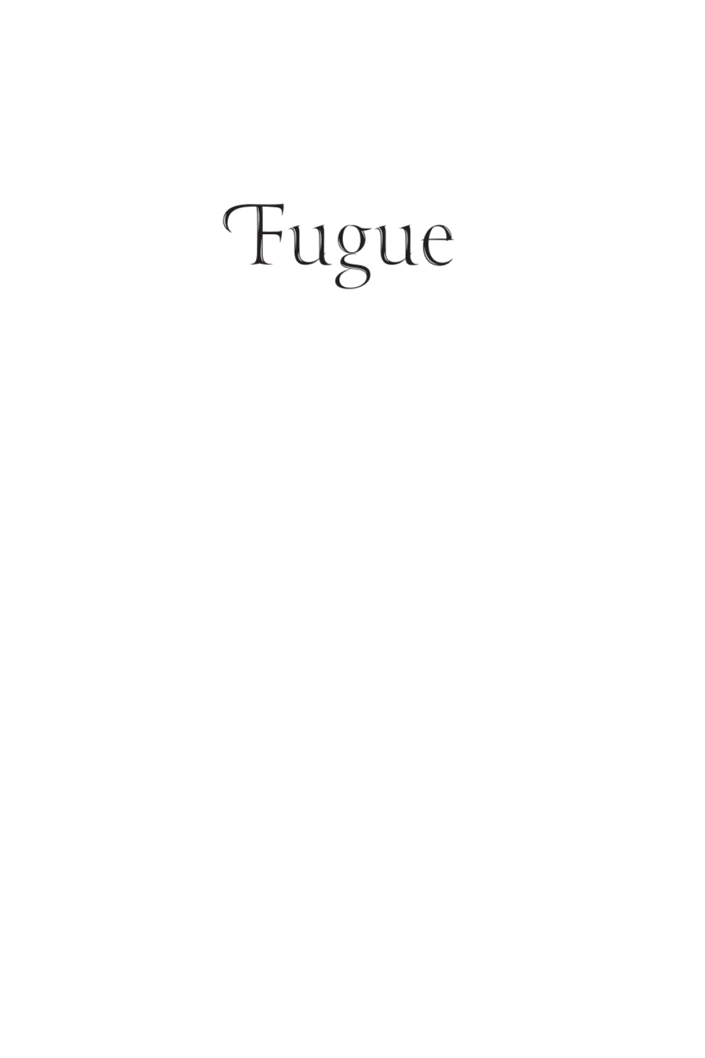 Fugue eBook
