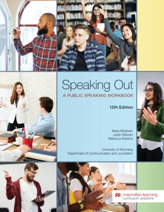 Cover image: COJO 2010 - SPEAKING OUT: A Public Speaking Workbook - University of Wyoming 12th edition 9781533924919