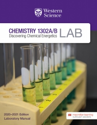 Cover image: Chemistry 1302A/B Discovering Chemical Energetics Lab Manual - The University of Western Ontario 9781533925688