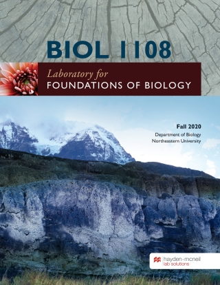 Cover image: BIOL 1108: Foundations of Biology Laboratory Manual - Northeastern University 9781533927866