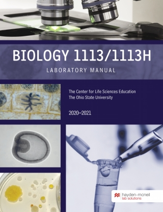 Cover image: Biology 1113/1113H Laboratory Manual 2020–2021 1st edition 9781533928337