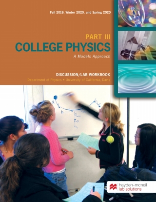 Cover image: College Physics Part III: A Models Approach 978153316488