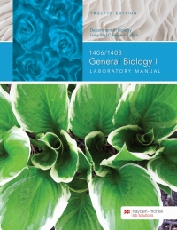 Cover image: BIO 1406/1408 General Biology I Lab Manual - Lone Star College - CyFair 12th edition 9781533924353