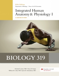 Cover image: Biology 319: Integrated Human Anatomy and Physiology I Laboratory - Texas A&M University 5th edition 9781533921512