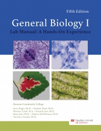 Cover image: General Biology I Lab Manual: A Hands-On Experience - Houston Community College 5th edition 9781533918857