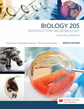Cover image: Biology 205: Introductory Microbiology Laboratory Manual - Boise State University 8th edition 9781533910837