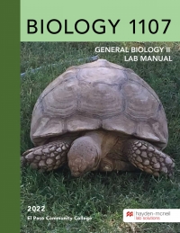 Cover image: Biology 1107: General Biology II Lab Manual 2022 - El Paso Community College 1st edition 9781533944306