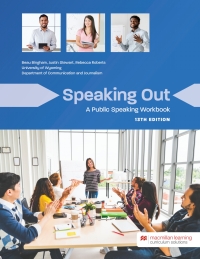 Cover image: COJO 2010 - SPEAKING OUT: A Public Speaking Workbook - University of Wyoming Ed.13 13th edition 9781533946218