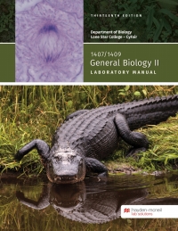 Cover image: 1407/1409 General Biology II Laboratory Manual - Lone Star College–CyFair 13th edition 9781533953520