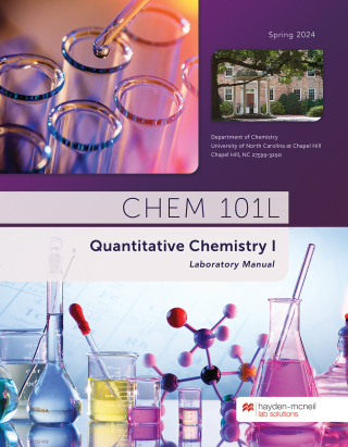 Cover image: CHEM 101L Quantitative Chemistry I Manual - UNC Chapel Hill 9781533964908