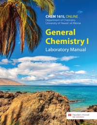 Cover image: CHEM 161L General Chemistry I Online - University of Hawaii at Manoa 9781533966285