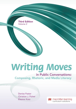 Cover image: Writing Moves in Public Conversations - Coastal Carolina University 3rd edition 9781533973214