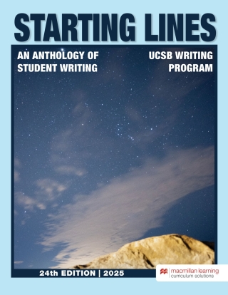 Cover image: Starting Lines - UCSB Writing Program 24th edition 9781533974303