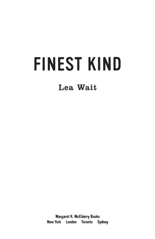 Cover image: Finest Kind 9781481475112