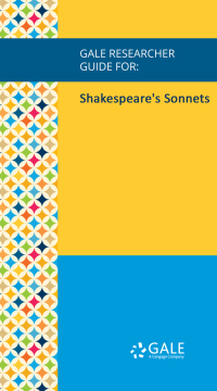 表紙画像: Gale Researcher Guide for: Shakespeare's Sonnets 1st edition 9781535852456