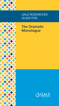 Cover image: Gale Researcher Guide for: The Dramatic Monologue 1st edition 9781535854115