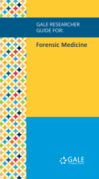 Omslagafbeelding: Gale Researcher Guide for: Forensic Medicine 1st edition 9781535855075