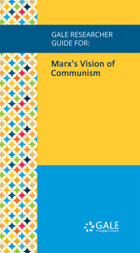 Cover image: Gale Researcher Guide for: Marx's Vision of Communism 1st edition 9781535857291