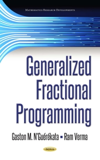 صورة الغلاف: Generalized Fractional Programming 9781536128697
