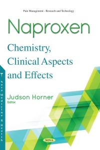 Imagen de portada: Naproxen: Chemistry, Clinical Aspects and Effects 9781536141290