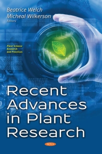 Imagen de portada: Recent Advances in Plant Research 9781536141702