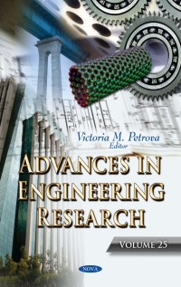 Cover image: Advances in Engineering Research. Volume 25 9781536142181