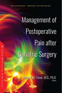 Imagen de portada: Management of Postoperative Pain after Bariatric Surgery 9781536142846