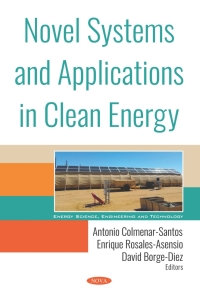 Imagen de portada: Novel Systems and Applications in Clean Energy 9781536142068