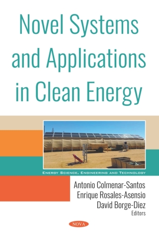 Cover image: Novel Systems and Applications in Clean Energy 9781536142068