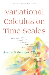 Omslagafbeelding: Variational Calculus on Time Scales 9781536143232