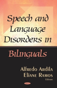Imagen de portada: Speech and Language Disorders in Bilinguals 9781600215605