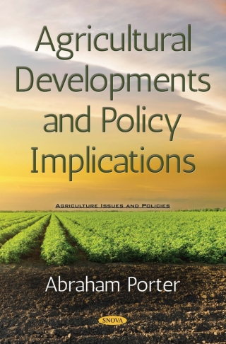 Cover image: Agricultural Developments and Policy Implications 9781536144918